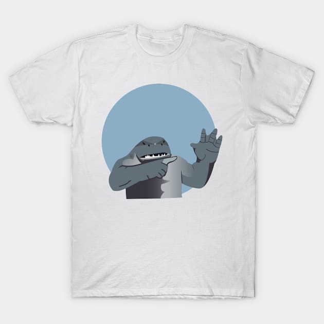 King shark hand T-Shirt by Pasan-hpmm